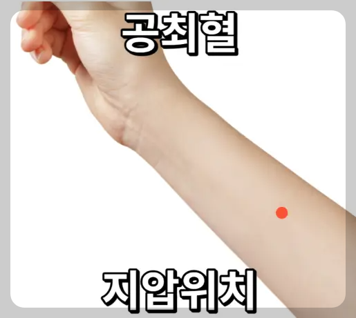 기침-멈추는-혈자리-공최혈