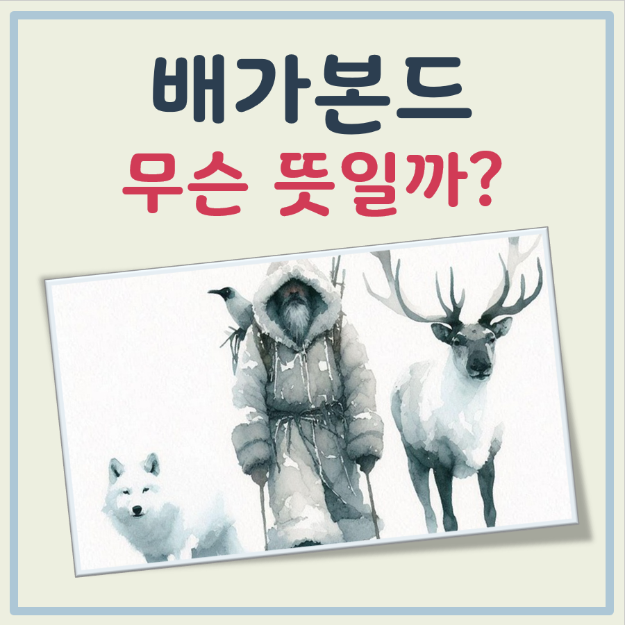 배가본드 뜻 대표 이미지