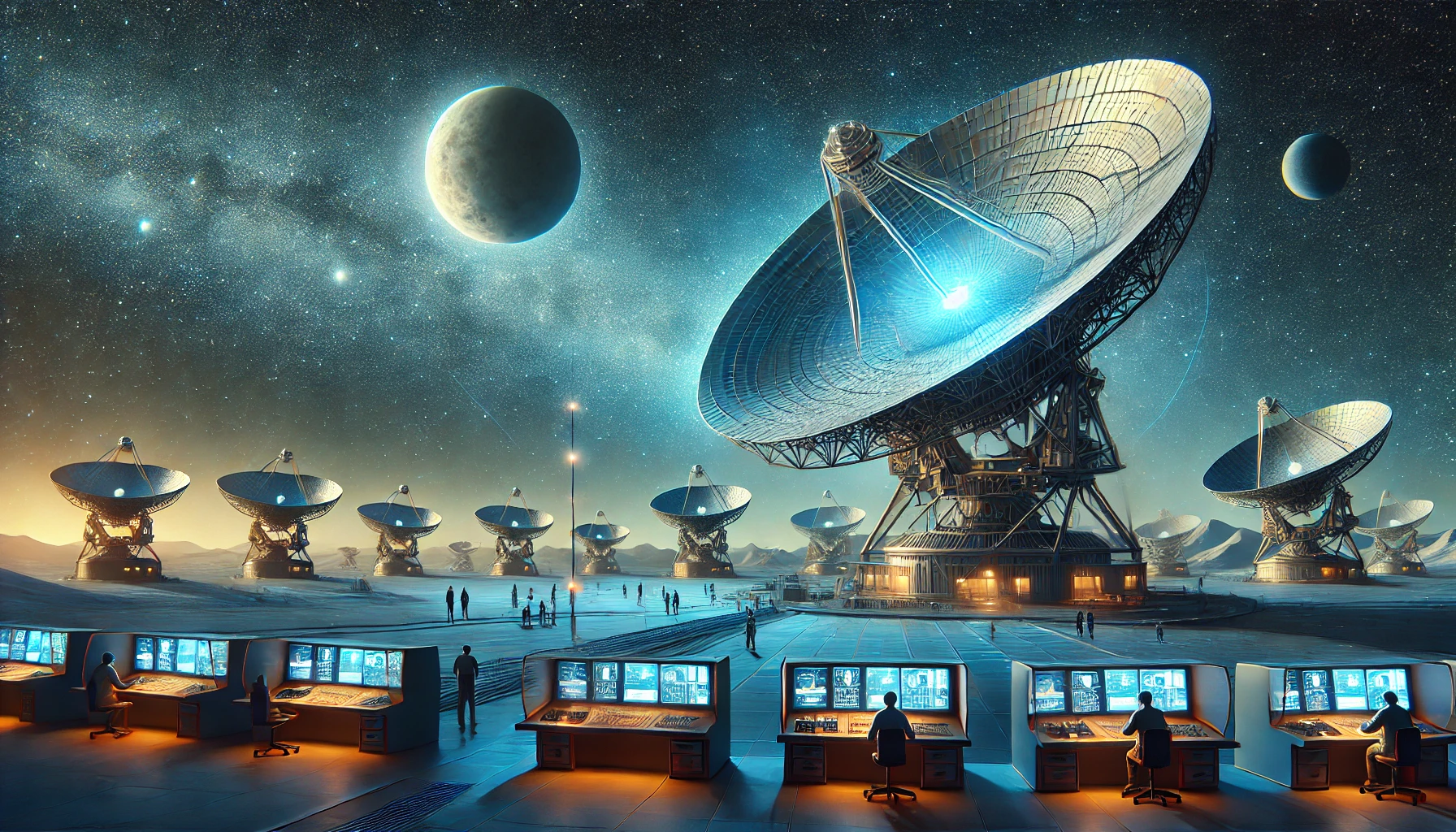 우주 관측소와 거대 전파망원경