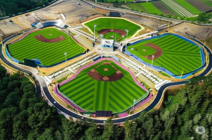 기장리틀야구장 모습