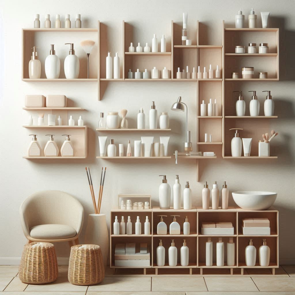 피부,체형관리 샵 배경