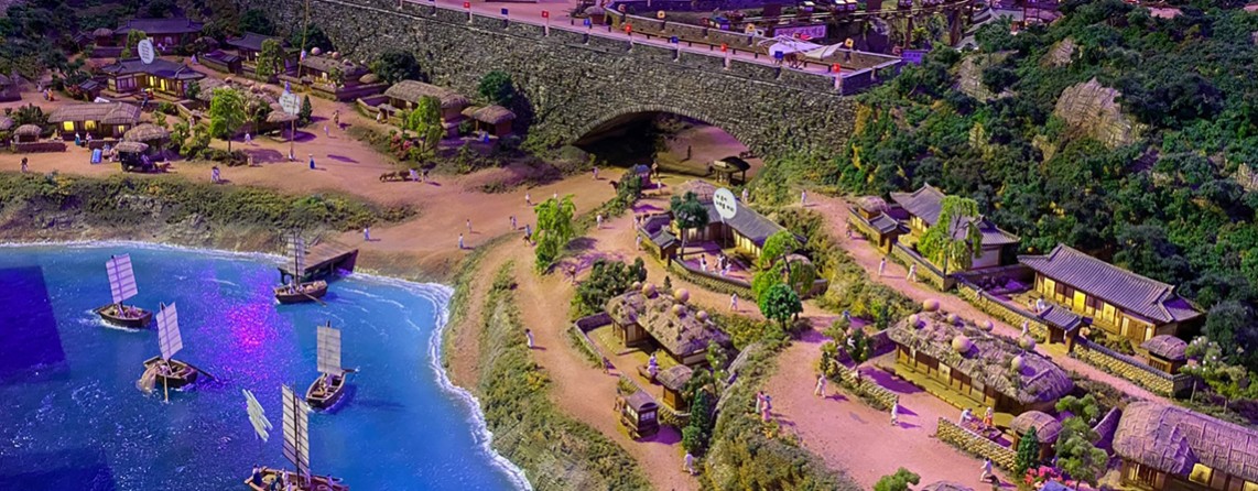 미니어처로 만든 조선의 나룻터