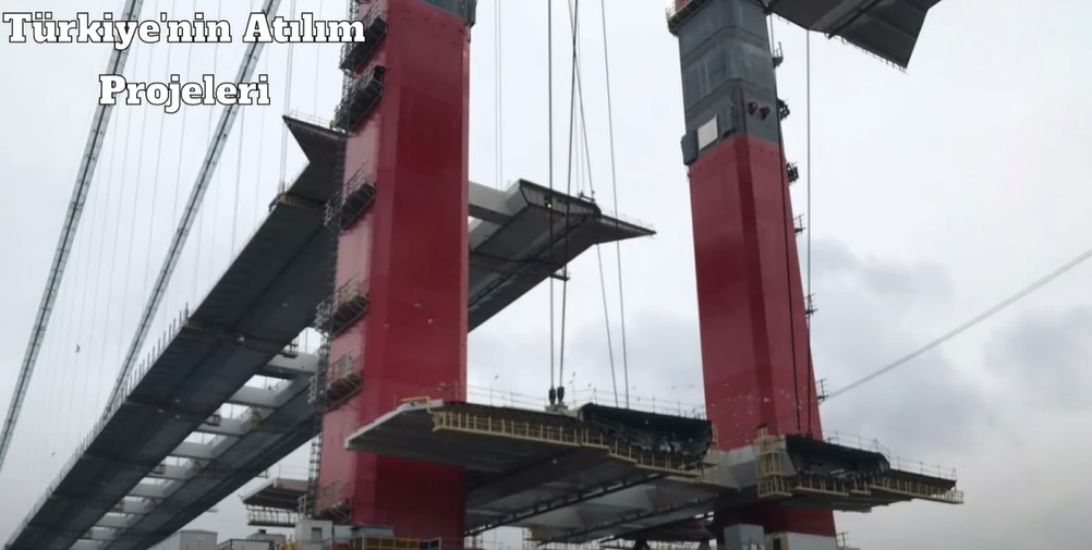 DL이앤씨, 터키 차나칼레 1915 교량 상판 시공 완료 VIDEO: DL E&C begins installation of top plate for Çanakkale 1915 Bridge in Turkey