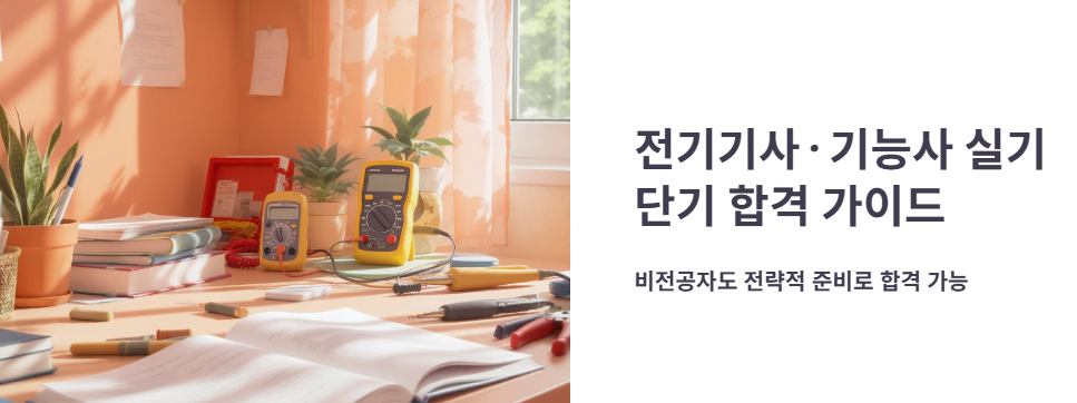 전기기사&middot;기능사 실기 교재&middot;인강 추천 ❘ 단기 합격 비법 공개