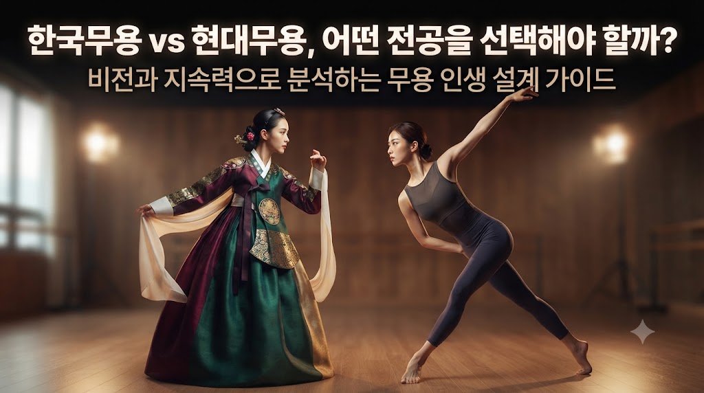 "한국무용 vs 현대무용, 어떤 전공을 선택해야 할까?"