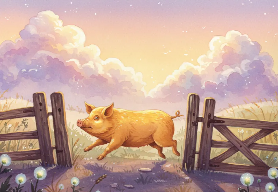 돼지를 도망치게 하는 꿈 해몽