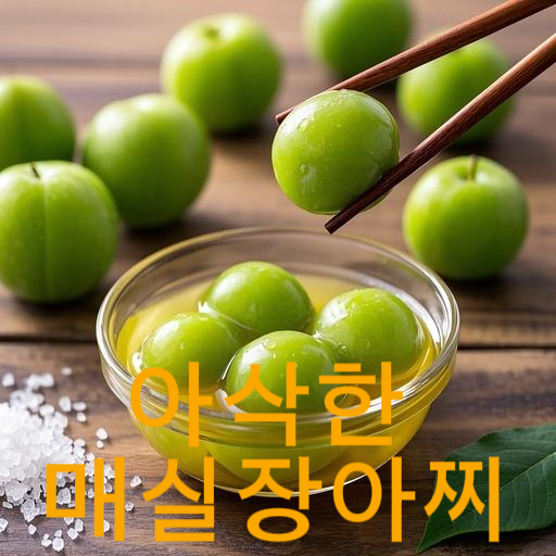 아삭한 매실장아찌 황금레시피