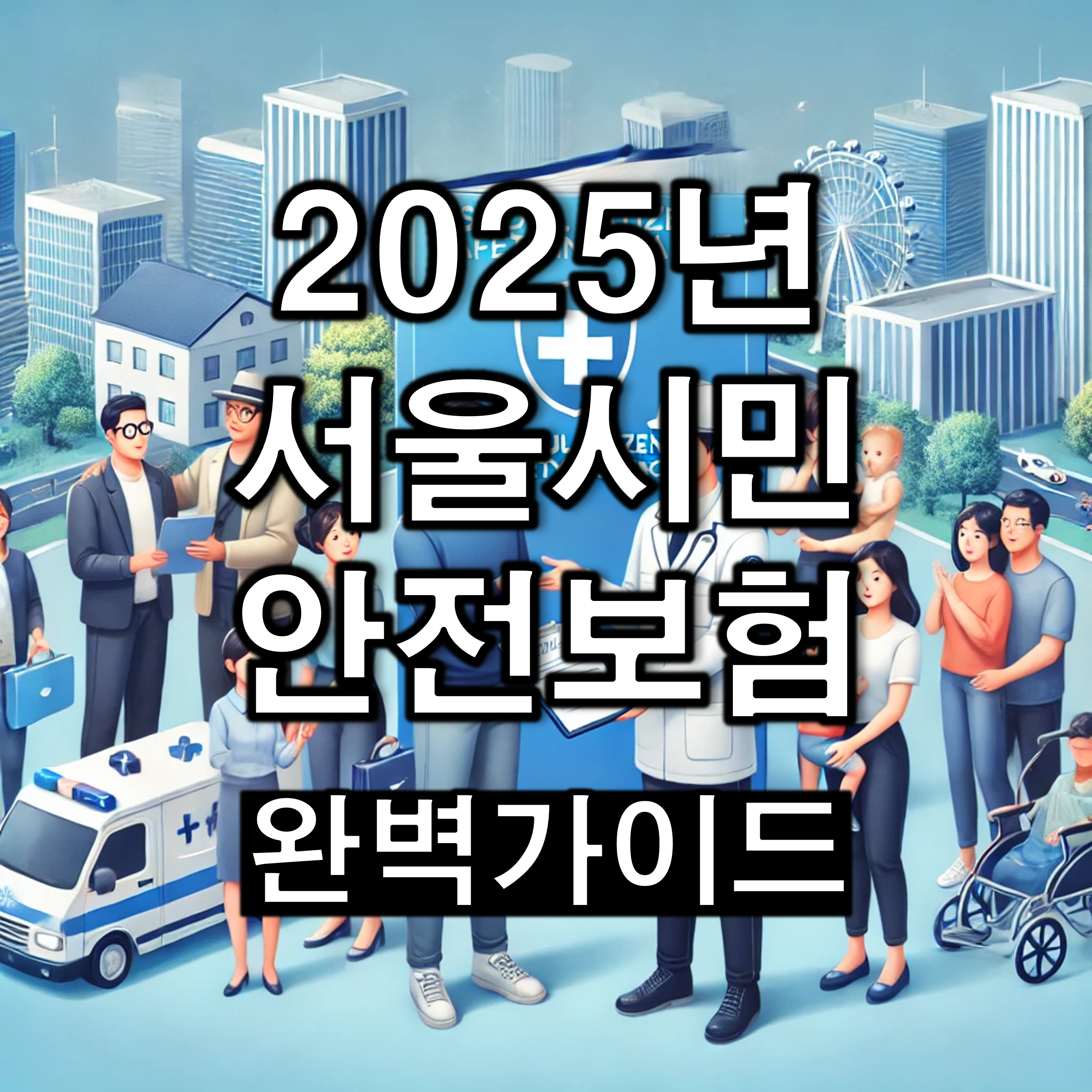 2025년 서울시민안전보험 완벽 가이드 : 누구나 누릴 수 있는 혜택