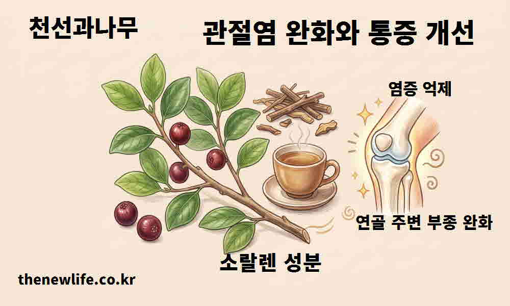천선과나무 효능 관절염 완화 통증 개선