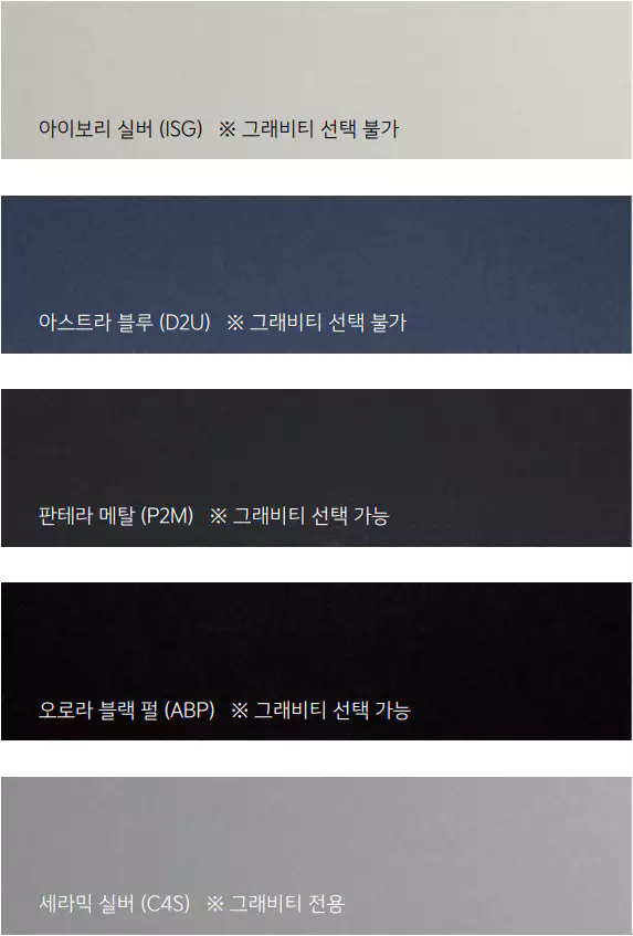 2024 더 뉴 카니발 색상