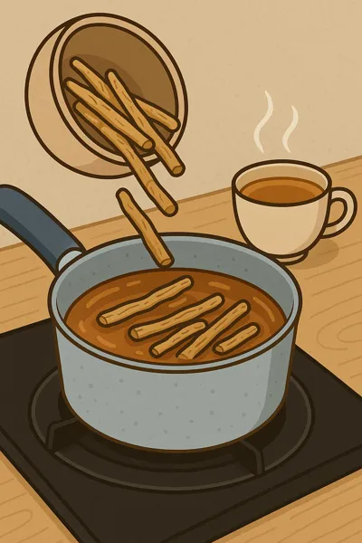 황기차 끓이는 법 집에서