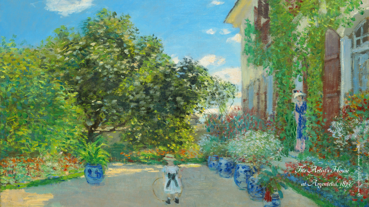 02 아르장퇴유의 화가의 집 C - Claude Monet 모네그림