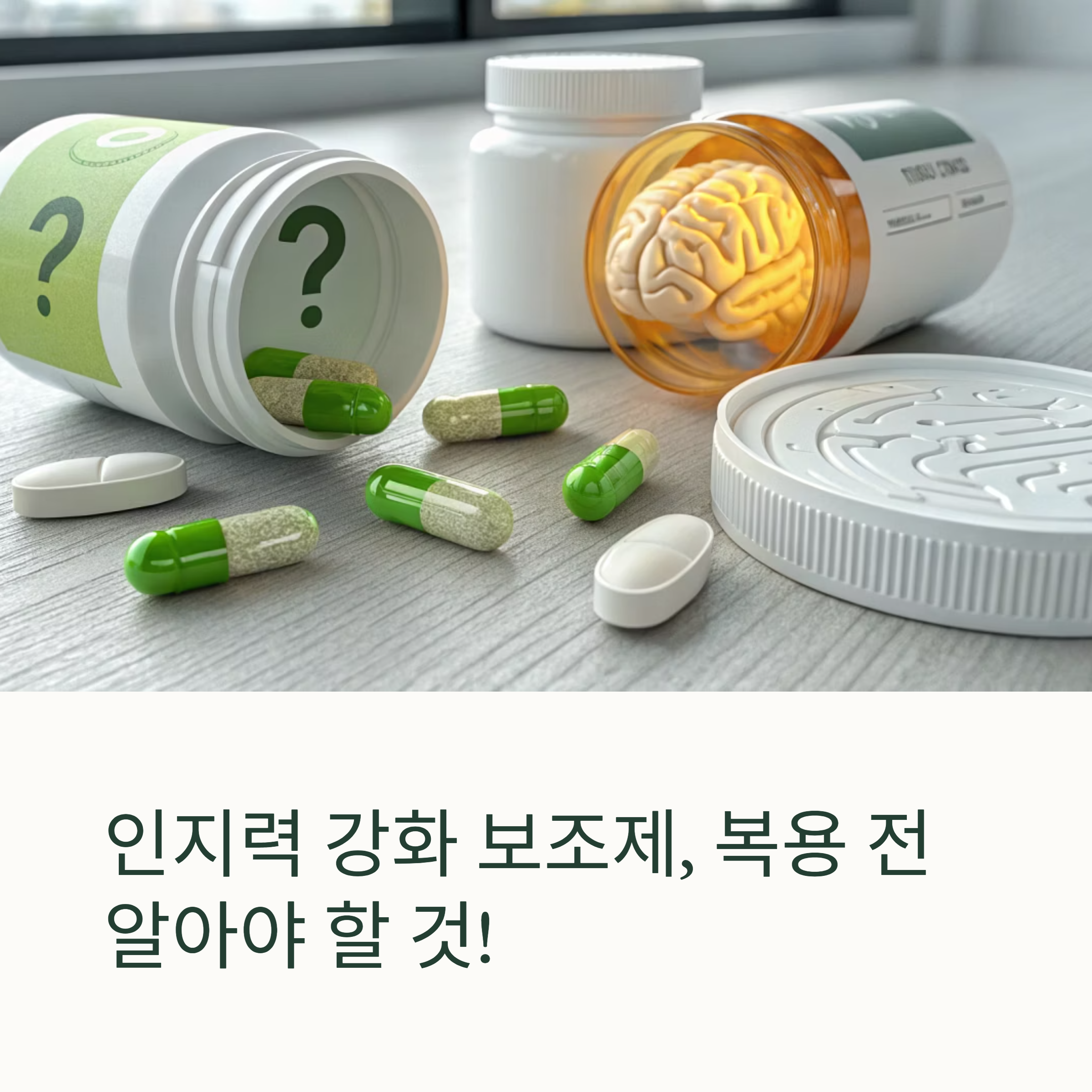 인지력 강화 보조제