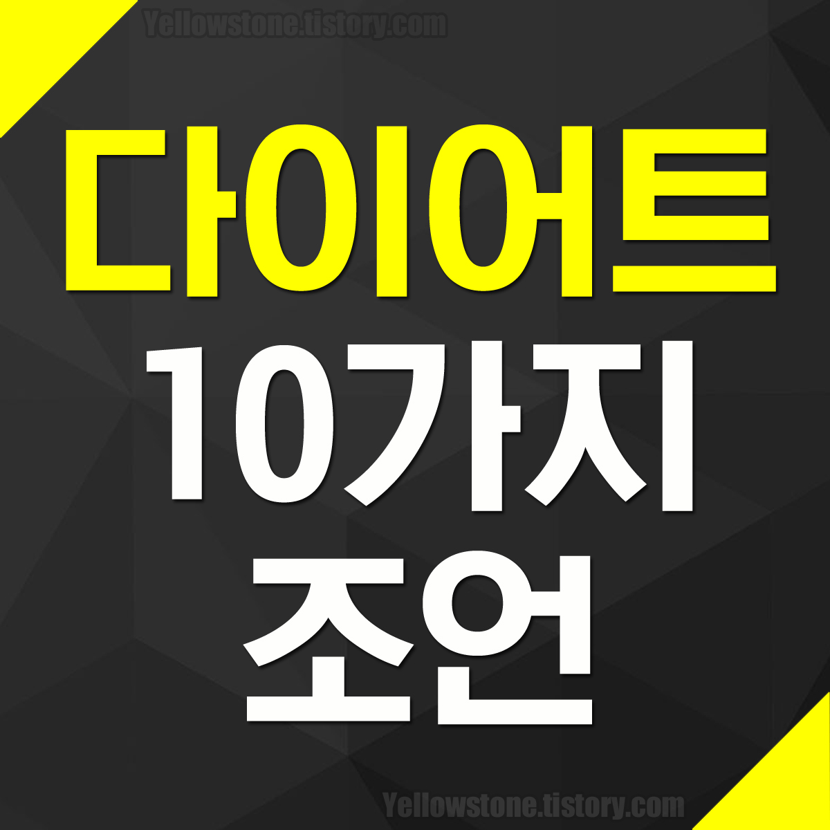 새로운 다이어트 시작 식단 조언