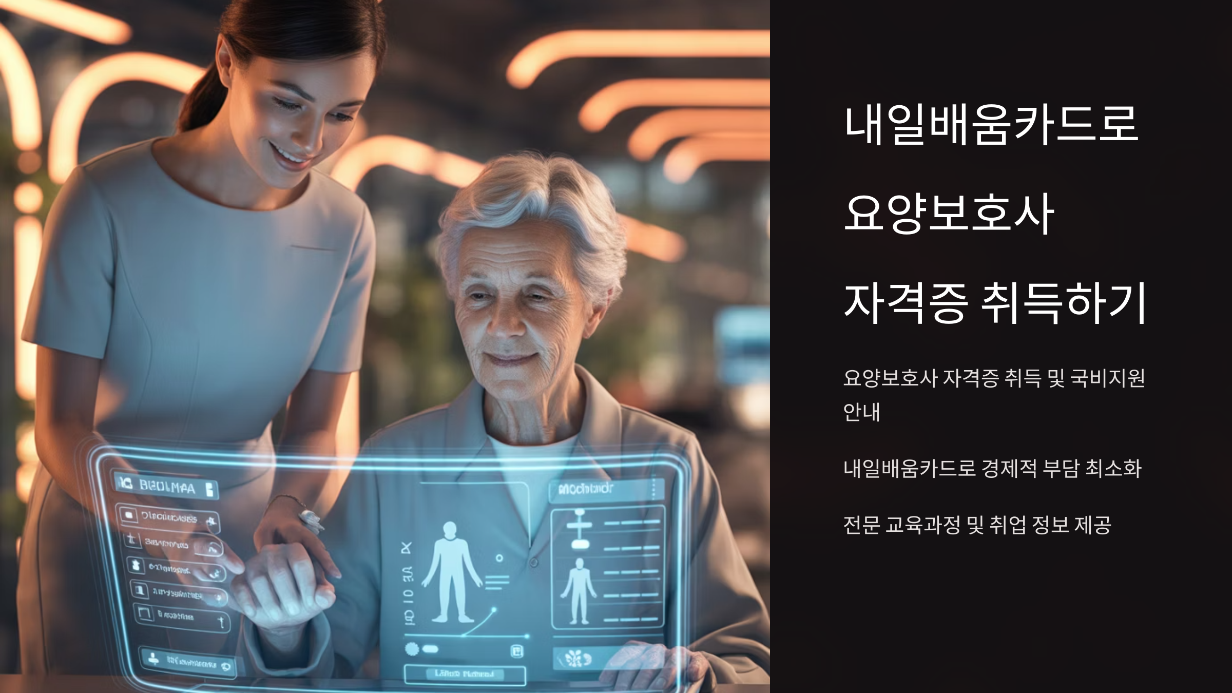 내일배움카드로 요양보호사 자격증
