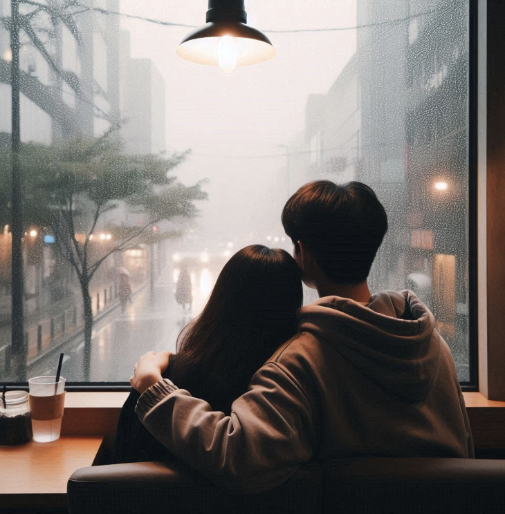비오는날 데이트