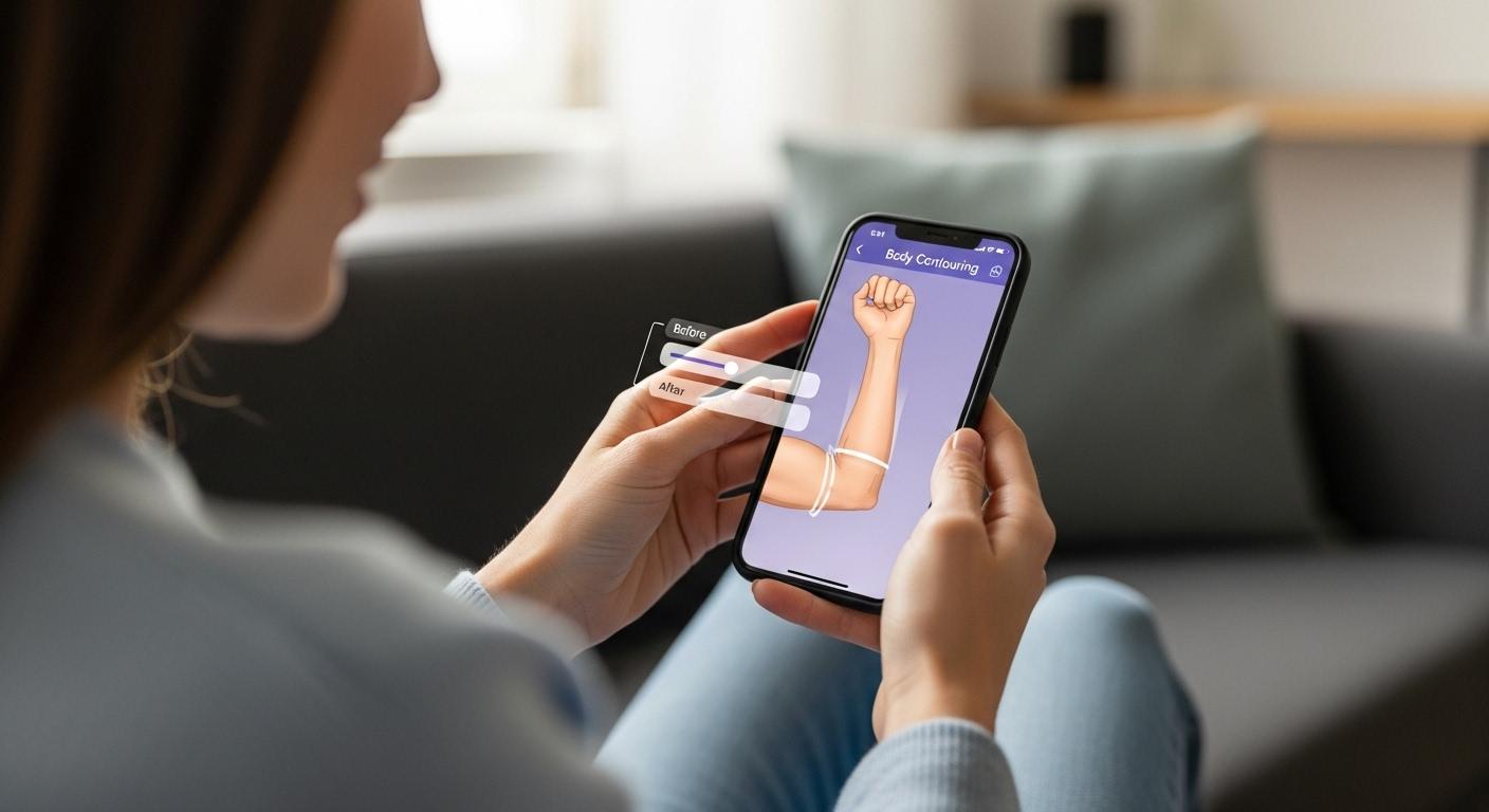 팔뚝살 보정 어플