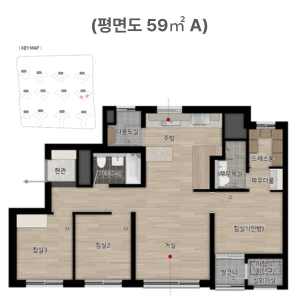 힐스테이트 회룡역파크뷰 평면도