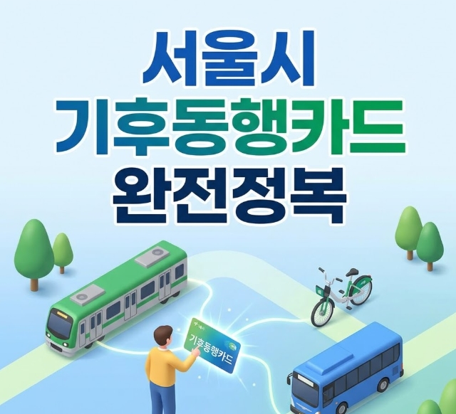 기후동행카드 신청방법 3만원 환급