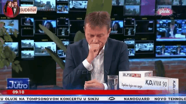 [출처] 타임발칸 엑스(X)_세르비아 장관 생방송 인터뷰 중 뇌졸중 전조증상