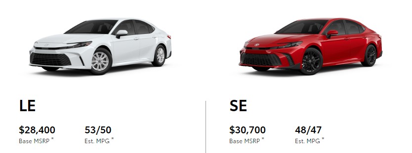 2025 토요타 캠리 하이브리드 가격 정보