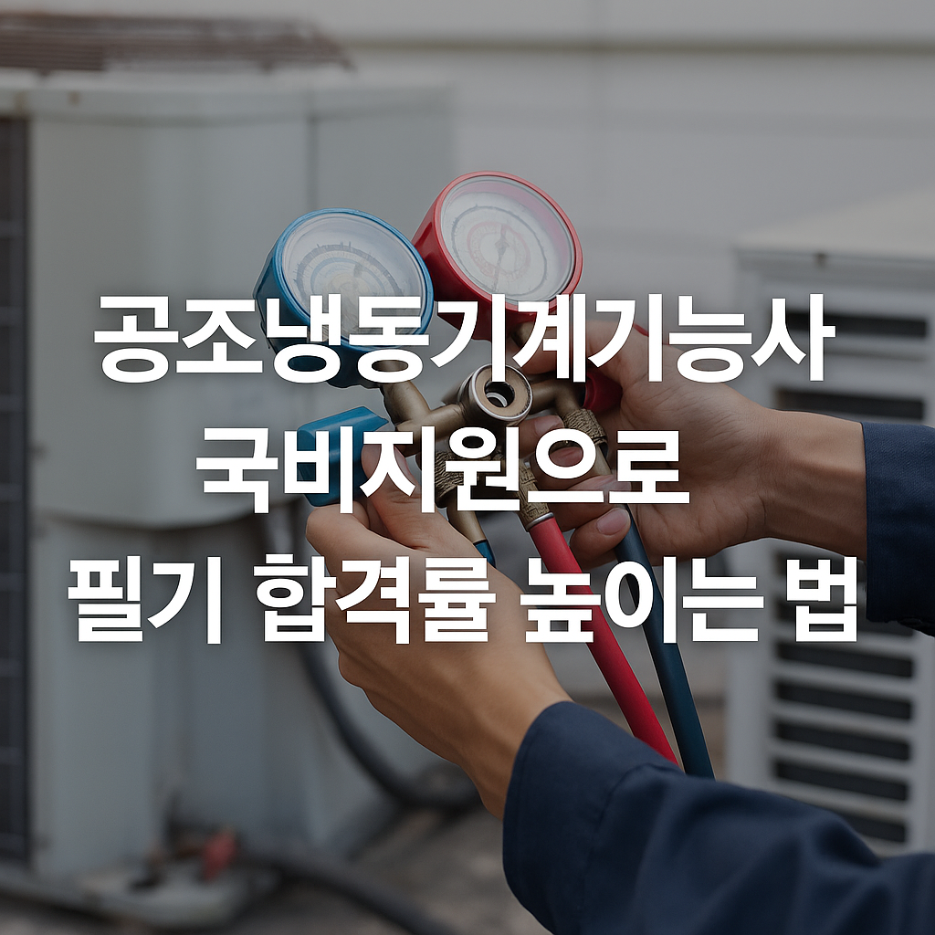 공조냉동기계기능사 국비지원으로 필기 합격률 높이는 법
