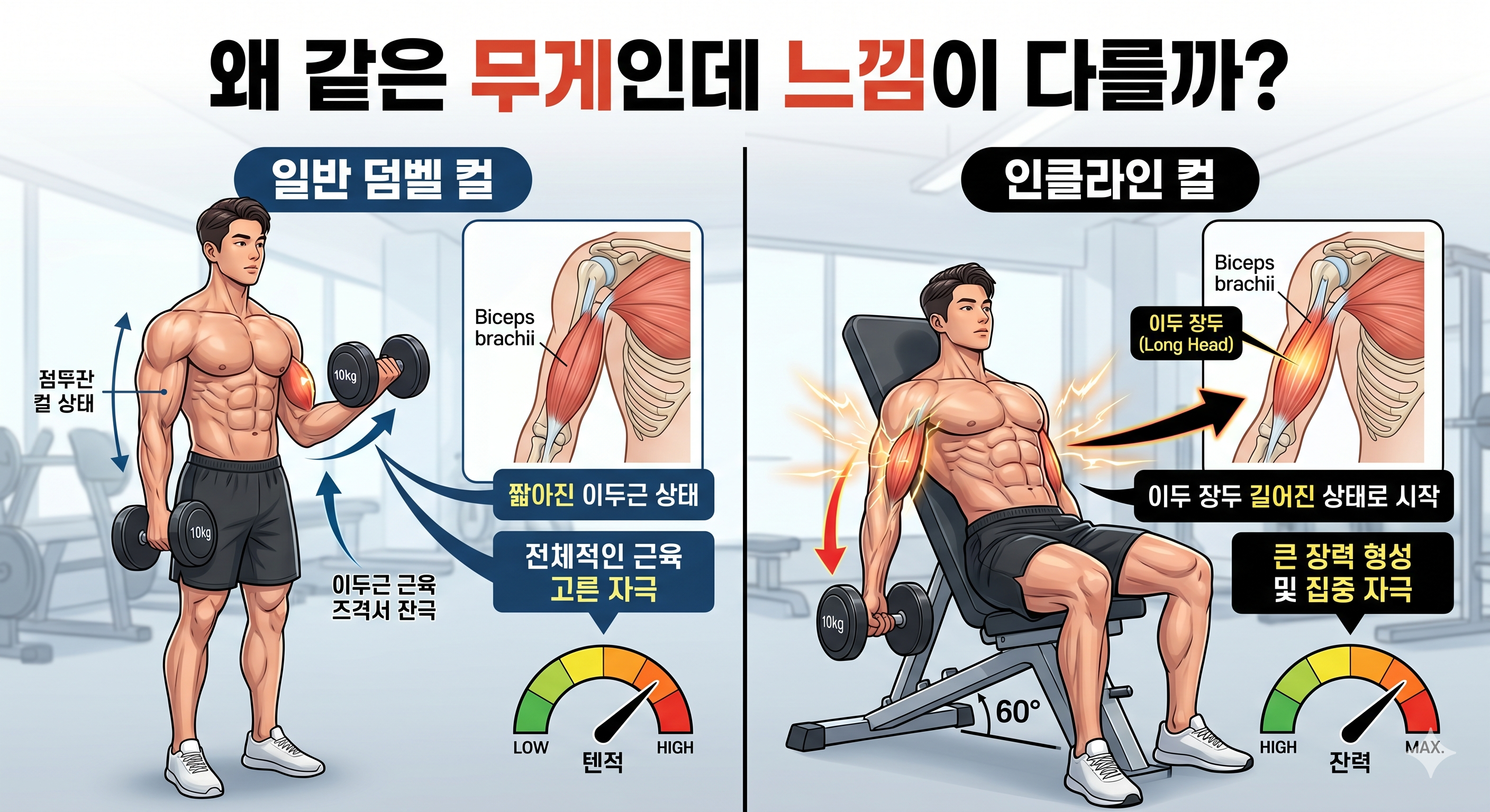 왜 같은 무게인데 느낌이 다를까