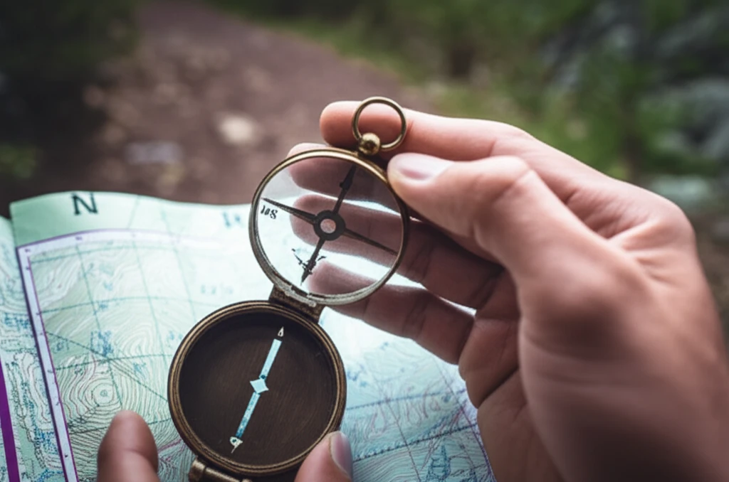 방위각 측정의 정밀도를 높이는 표기법..