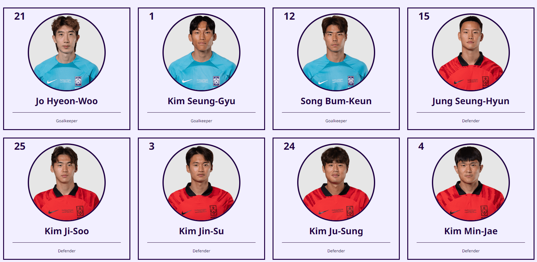 아시안컵-대한민국-국가대표명단