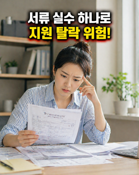 서류 준비 시 핵심 사항