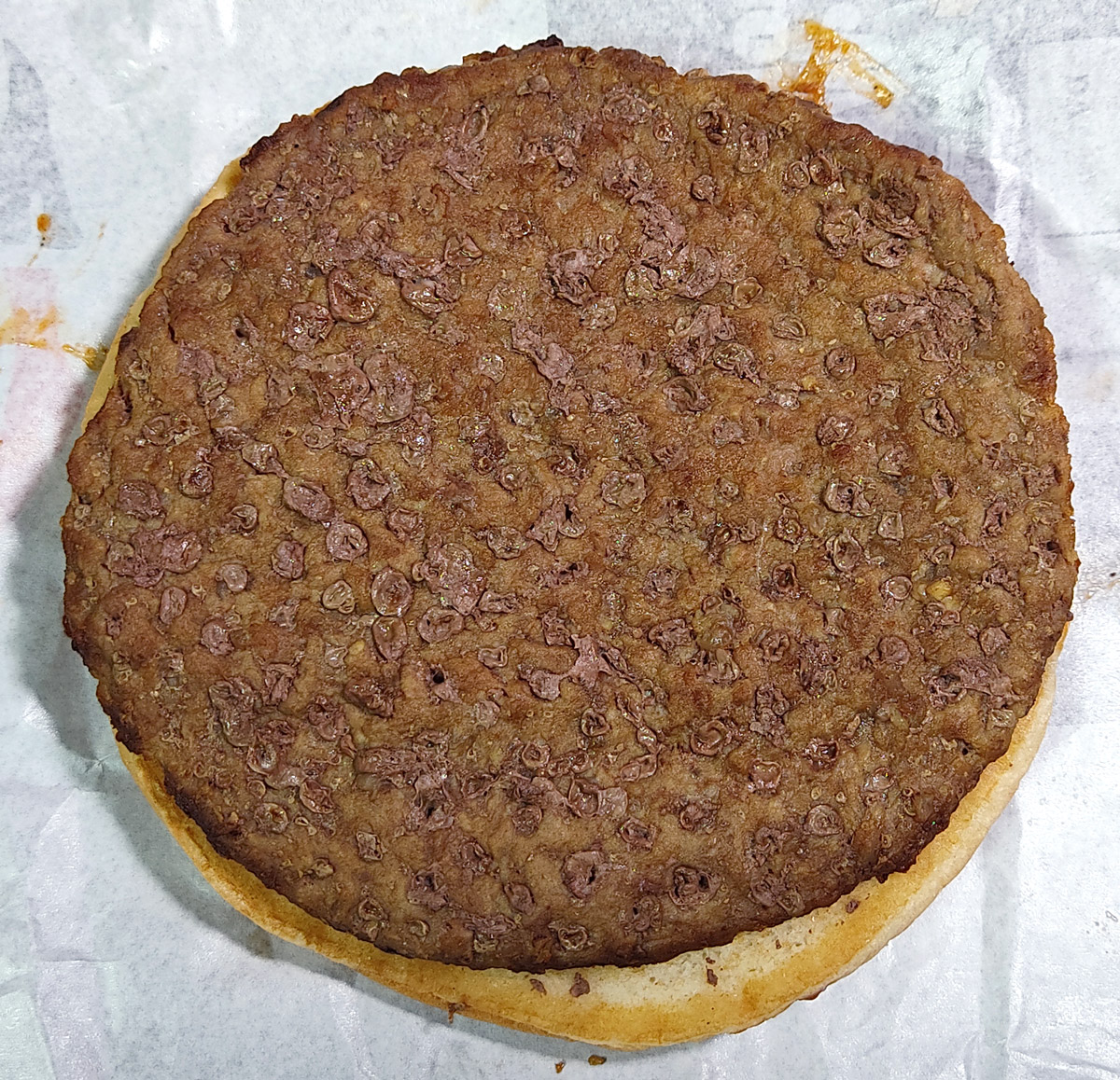 와퍼 패티 하단