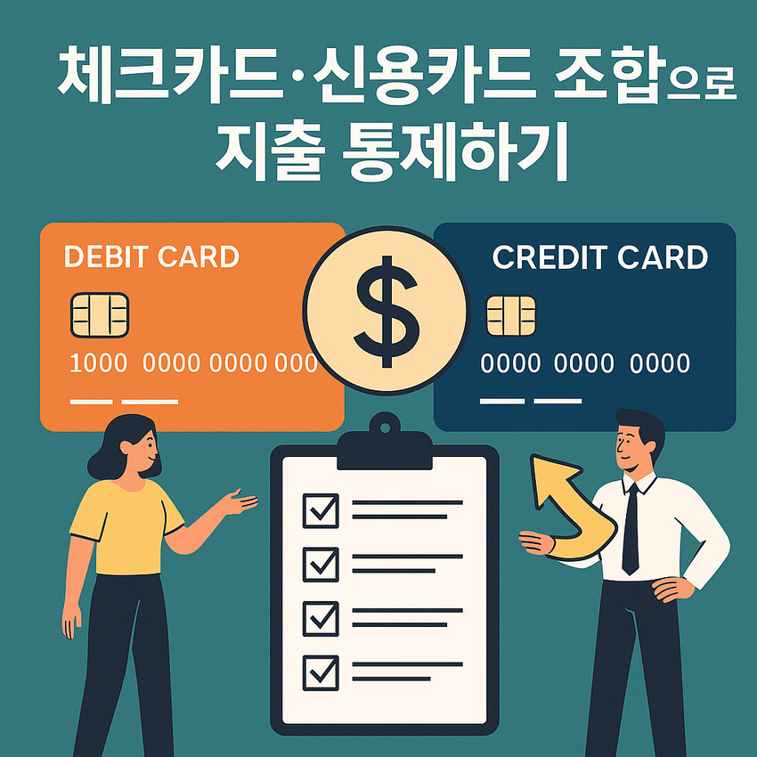 체크카드와 신용카드를 병행해 지출을 똑똑하게 통제하는 실전 전략