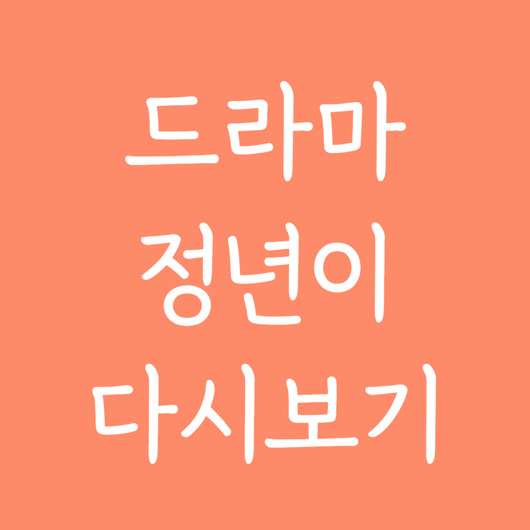 드라마 정년이 다시보기