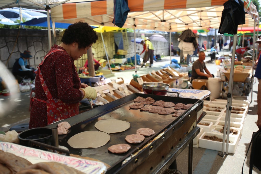 양평 5일장 먹거리