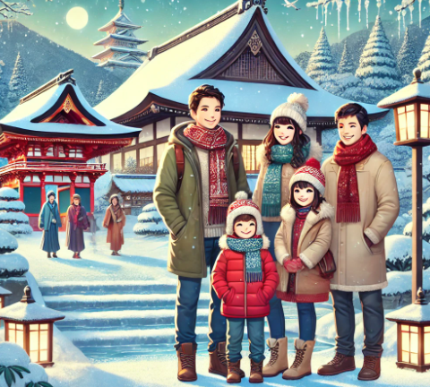 일본 가족 겨울여행