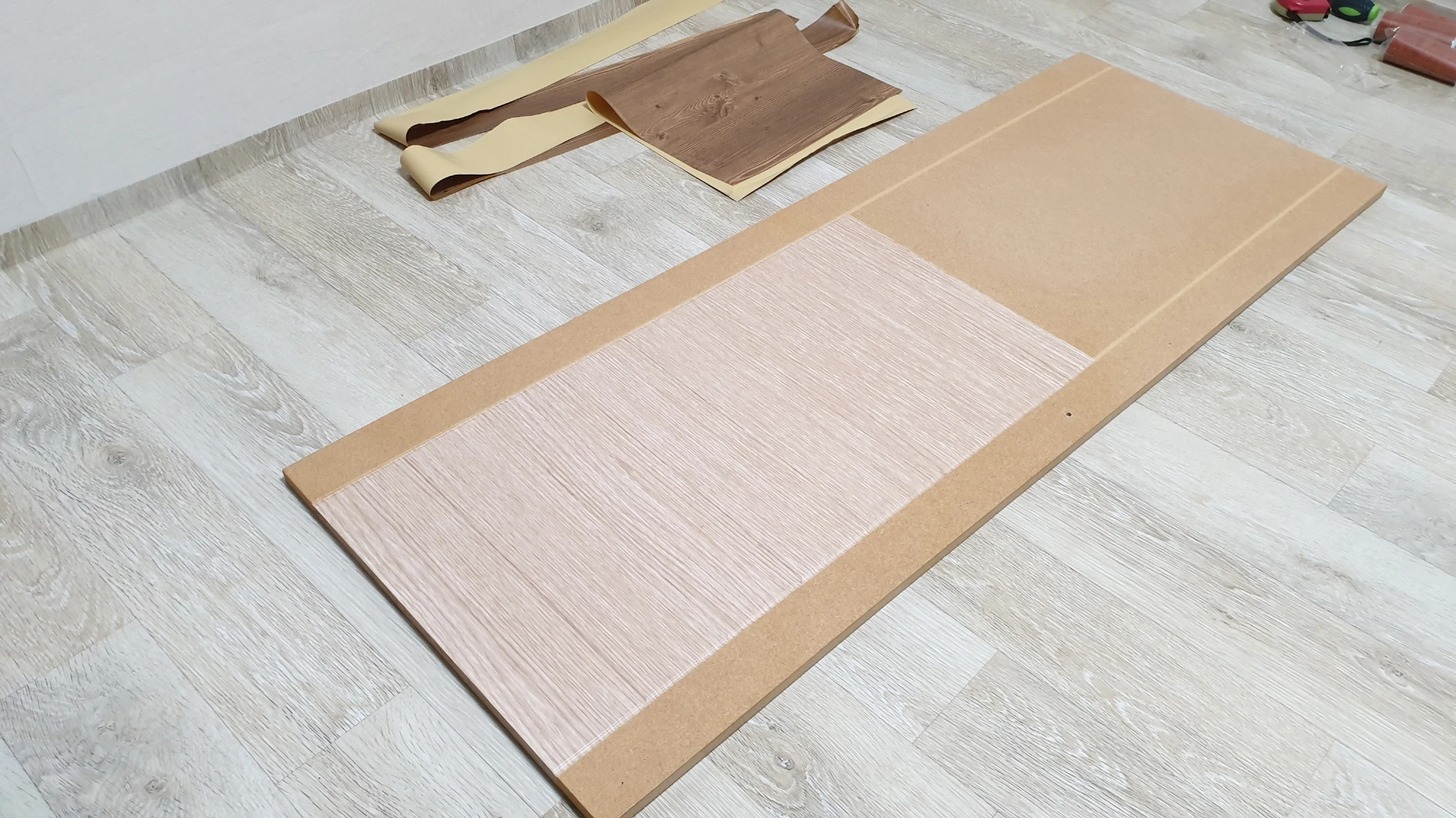 시트지 뗀 모습