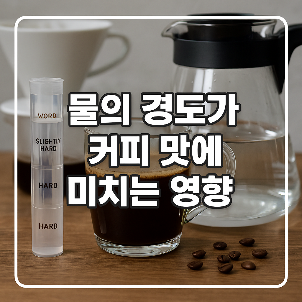 물의 경도가 커피 맛에 미치는 영향
