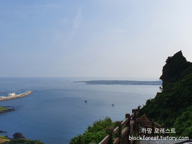 성산일출봉 바다
