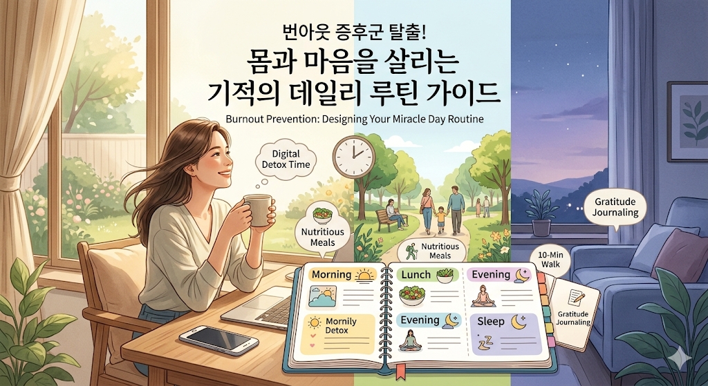 번아웃 예방하는 하루 루틴 만들기 방법
