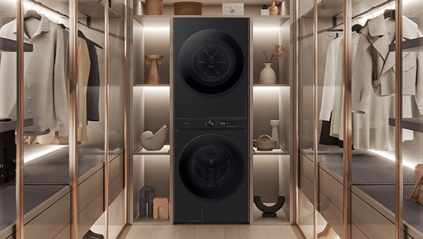 BESPOKE 그랑데 AI 원바디 설치 모습(옷장)