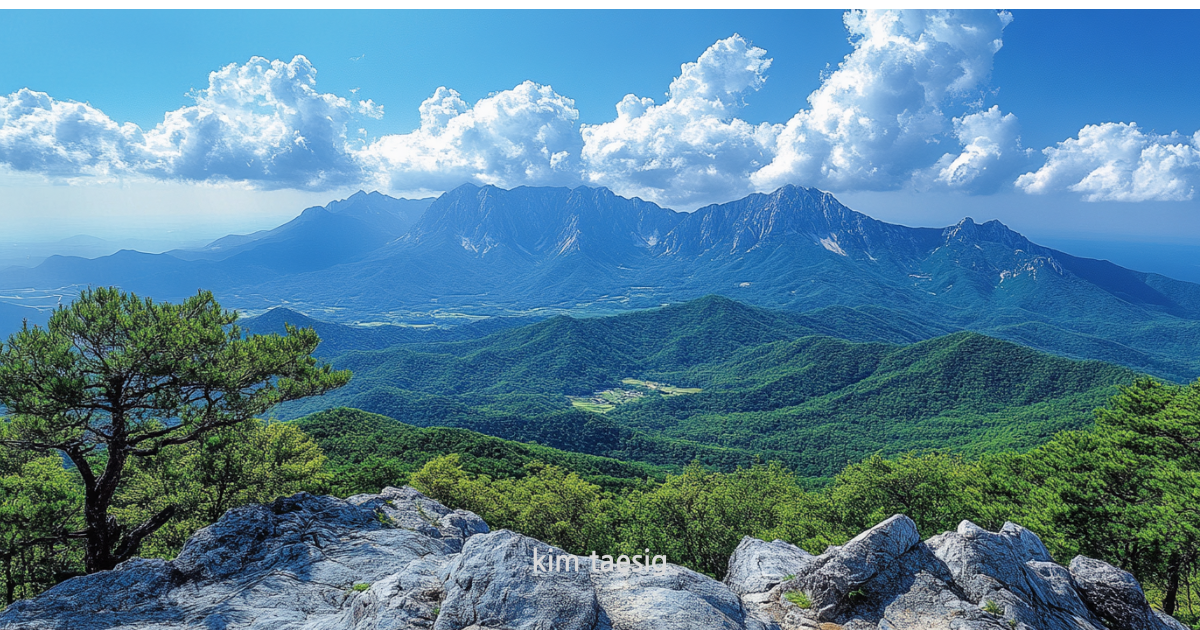 공작산의 사계절