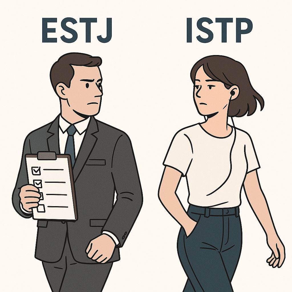 ESTJ 남자와 ISTP 여자의 궁합, 왜 자꾸 멀어질까?