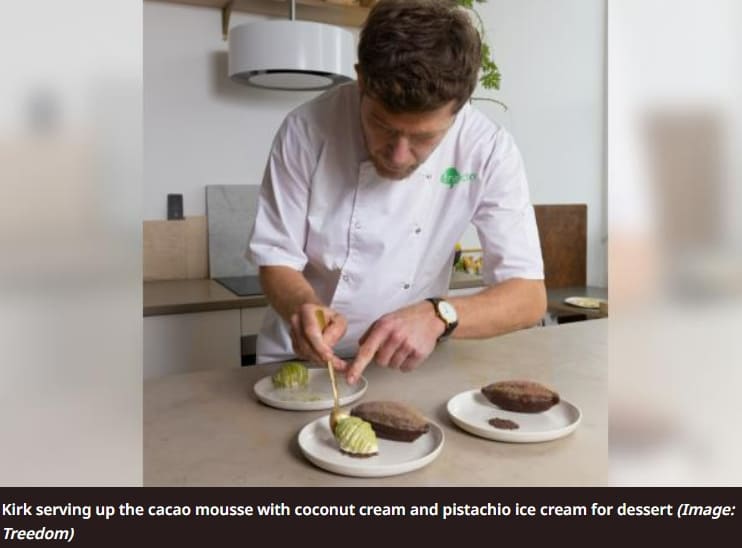 세계 최초 나무 기반 코스 메뉴 Blackburn-born chef creates world's first 3-course meal made of TREES