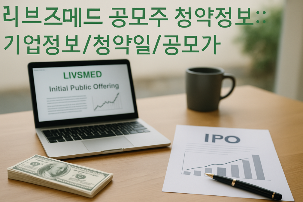 리브스메드 공모주 청약 완벽 가이드