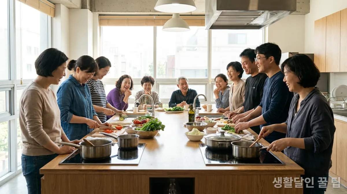 커뮤니티 활동에 참여하여 사회적 고립을 해소하는 한국인들