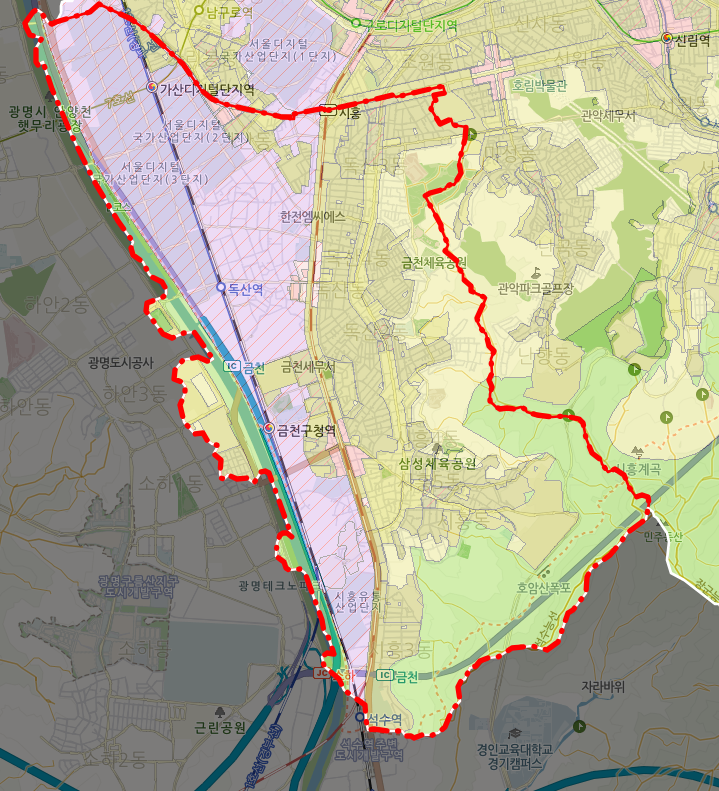 금천구 상업지역