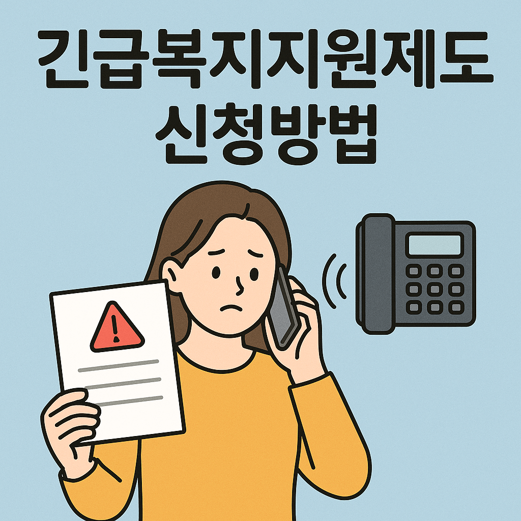 긴급복지지원제도 신청방법