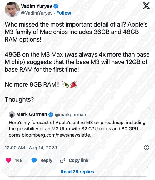 Messige for Vadim Yuryev