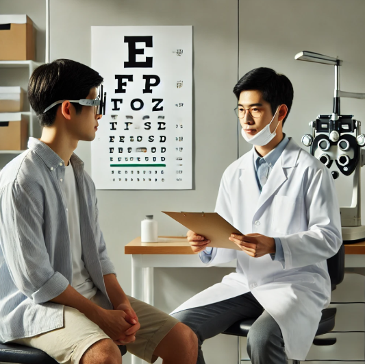 안구 통증 원인 검사