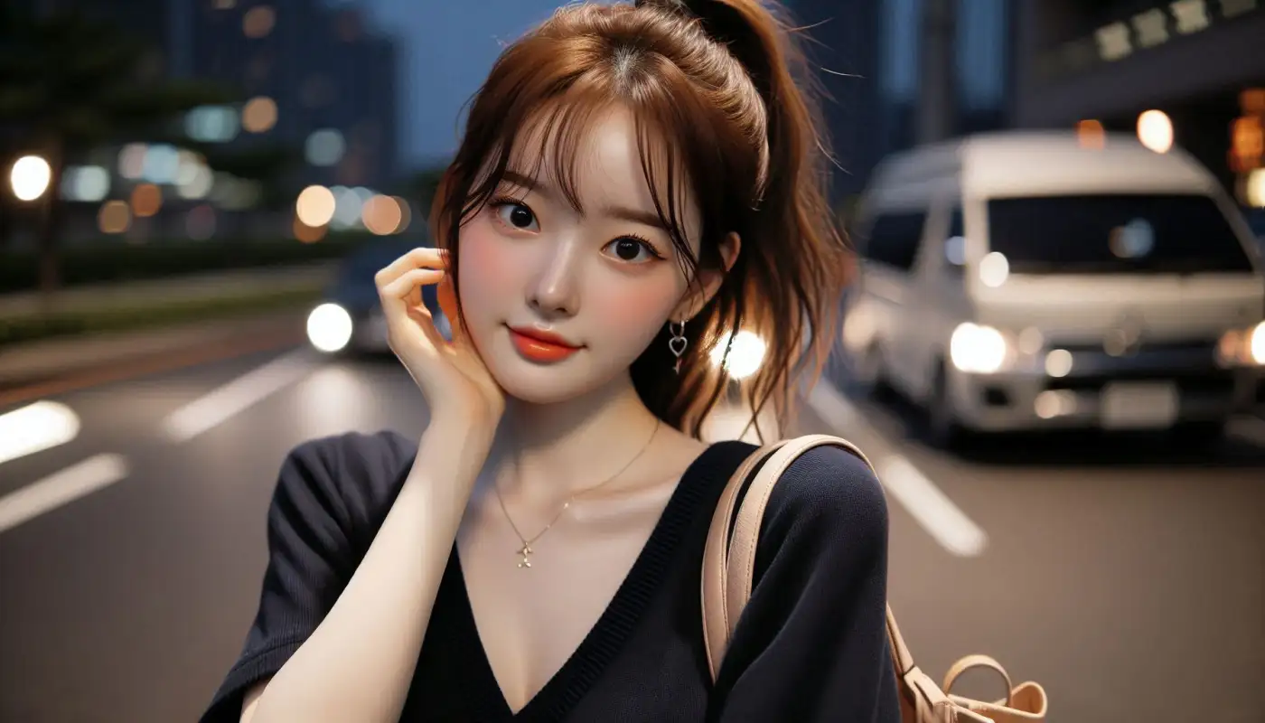 여행자보험-가격비교하며-관광하는-여성의-모습